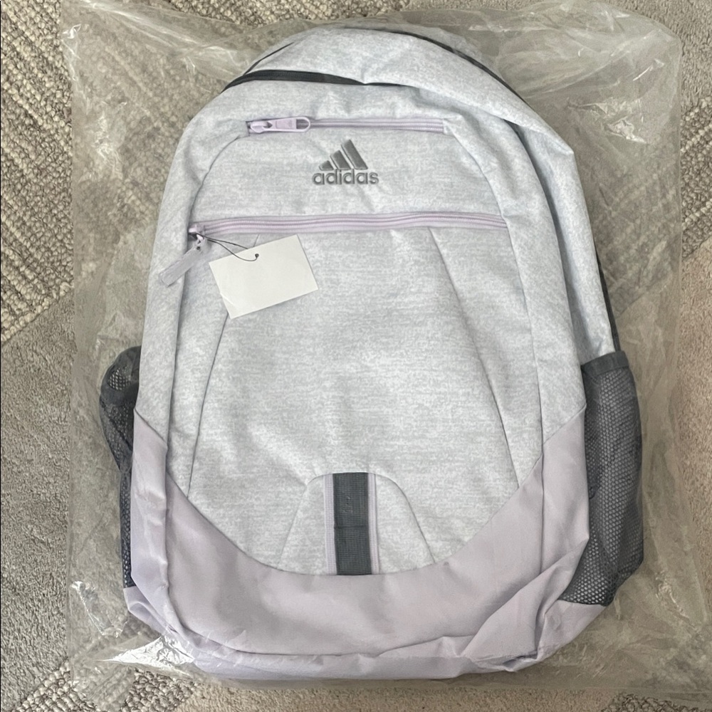 NWT Addidas Foundation 5 Unisex Backpack (Purple tint/grey onyx)